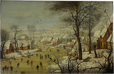 Paesaggio Invernale con Trappola per Uccelli da Pieter Brueghel the Younger